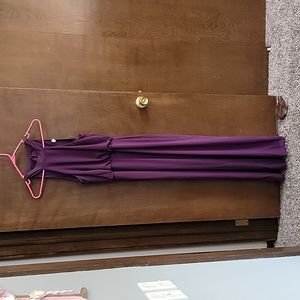 Lulu's deep purple jumpsuit